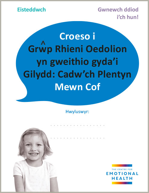 Family Links: Keeping Your Child in Mind Group Boards (Welsh)