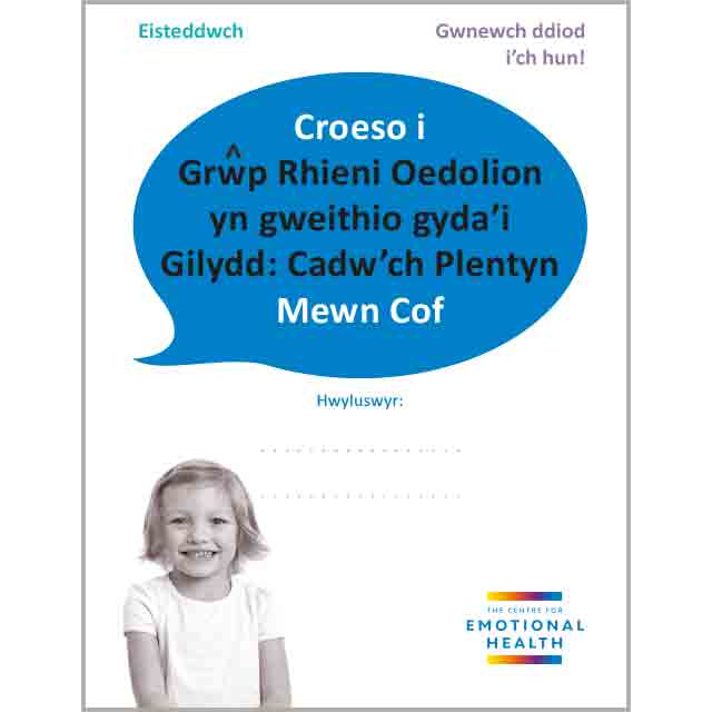 Family Links: Keeping Your Child in Mind Group Boards (Welsh)